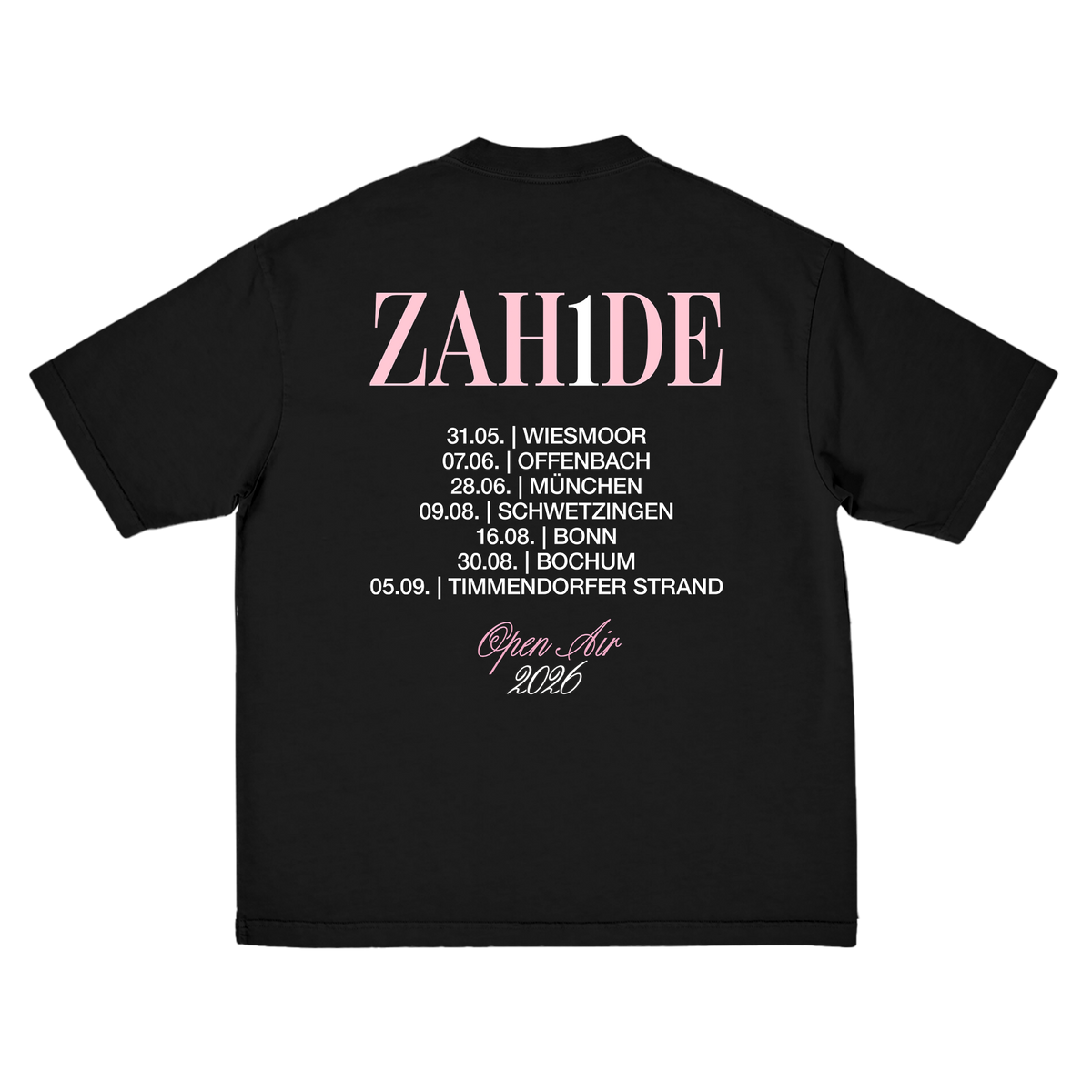 ZAH1DE Open Air Sommer 2026  T-Shirt 442475